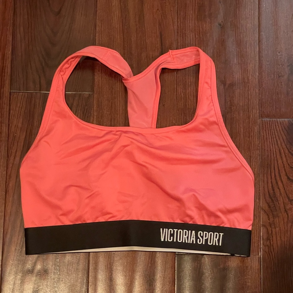 Hot pink Victoria secret sports bra, medium impact